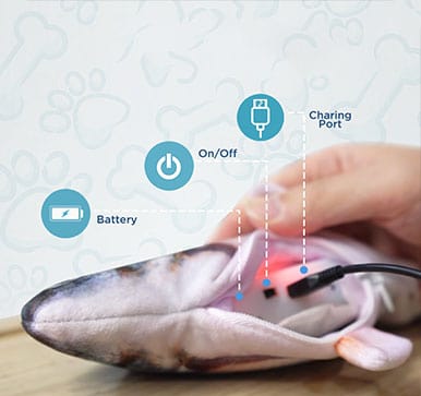 Flappy Fish Friend - Active Fish Toy for Pets