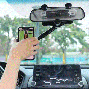 Rearview Holder – Rotatable and Retractable Car Phone Holder
